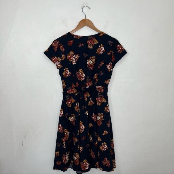 Modcloth Navy Floral Sentimental Retro Dress Size Small - Picture 15 of 16